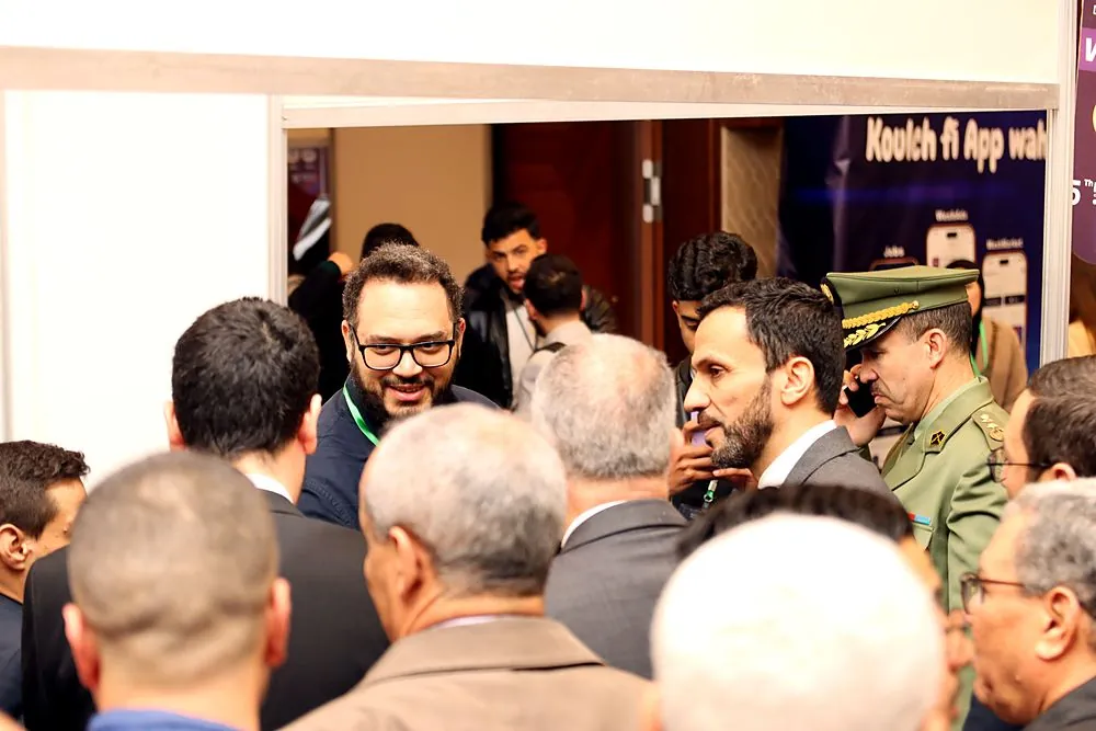 Visite officielle des stands